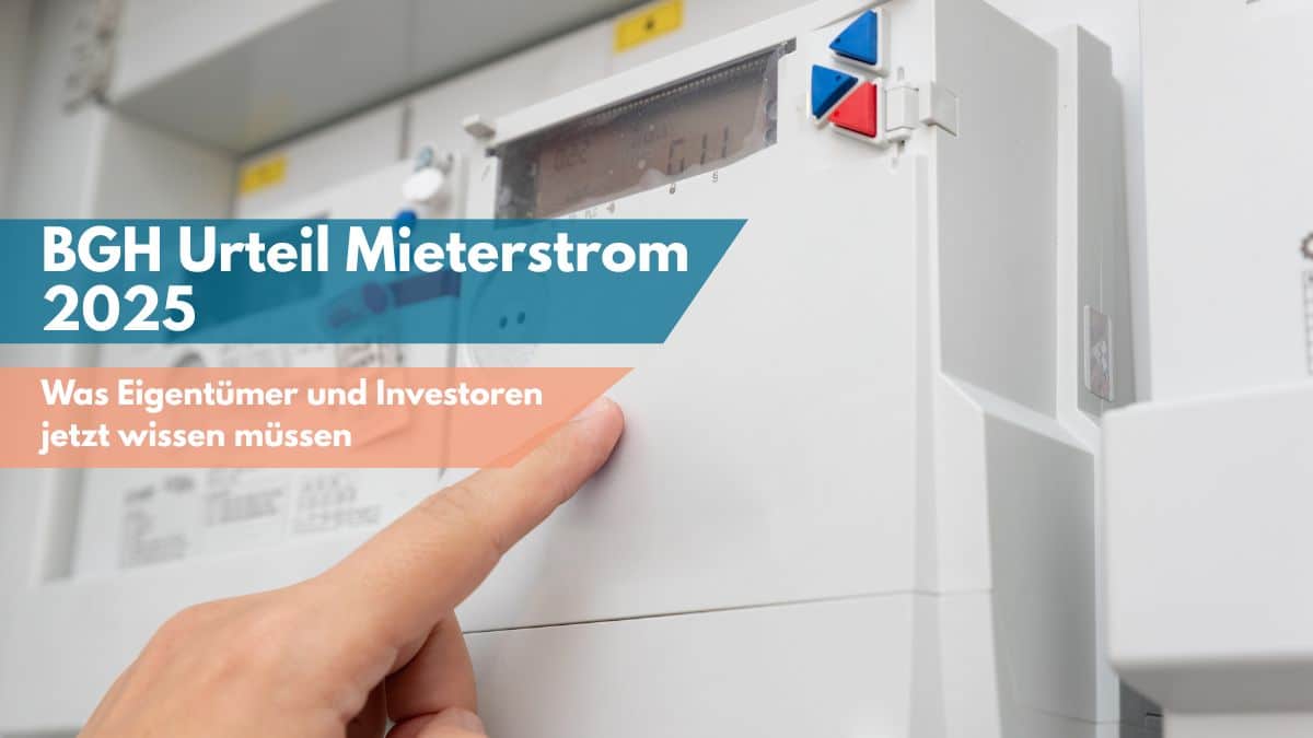 BGH Urteil Mieterstrom 2025