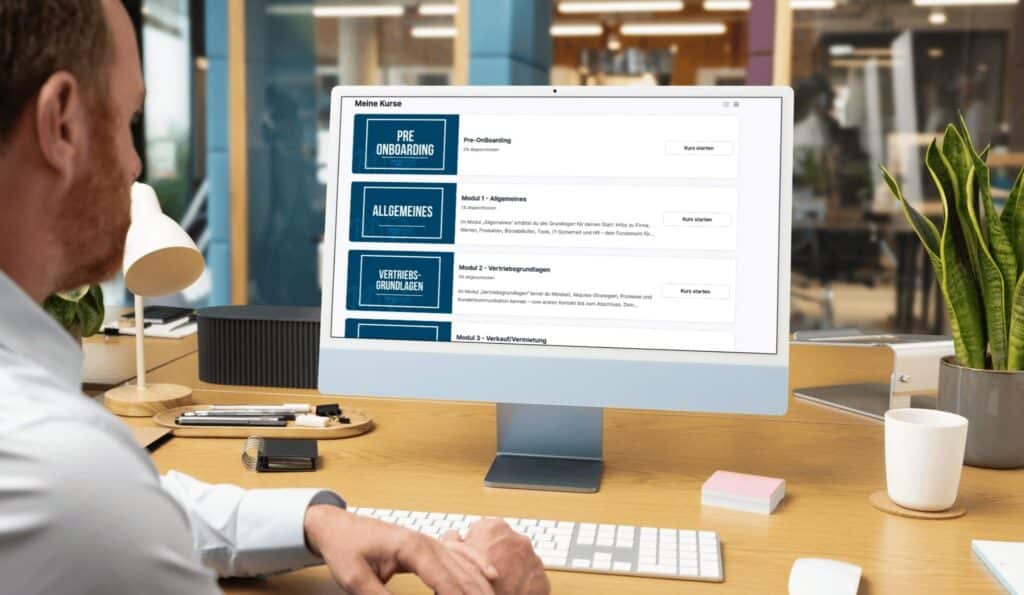 Eigene On-Boarding und Lernplattform