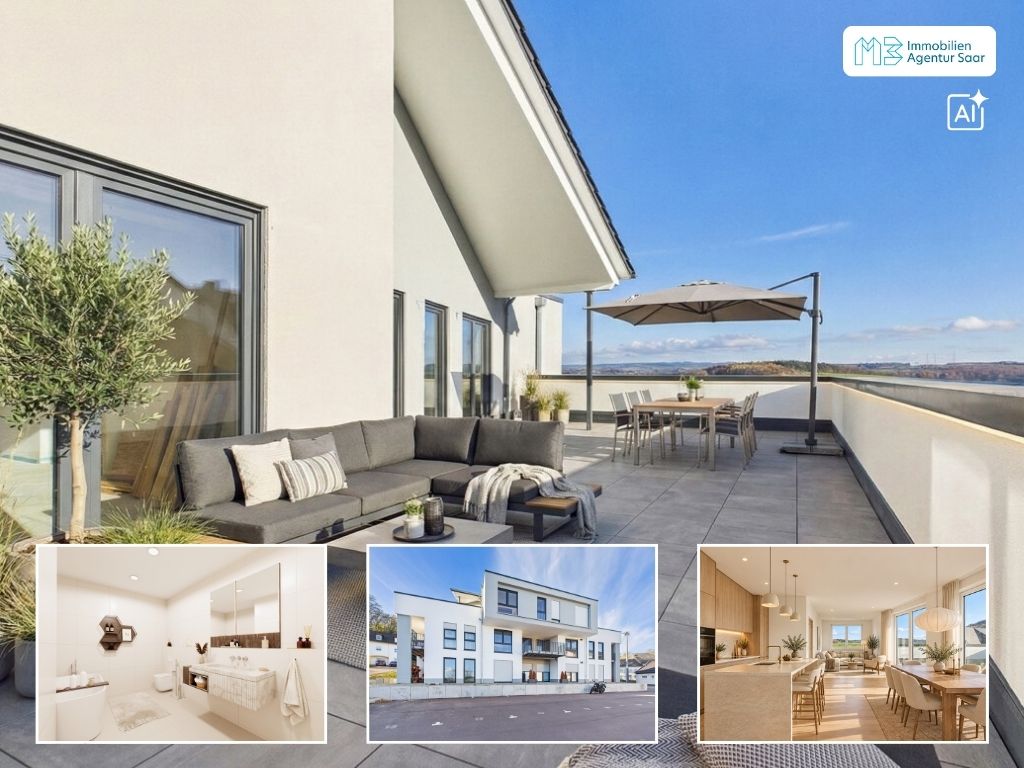 Penthouse mit Weitblick und XXL Dachterrasse