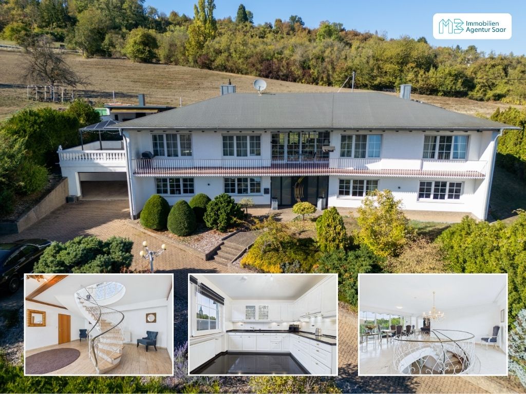 Eindrucksvolles Einfamilienhaus in Überherrn-Felsberg